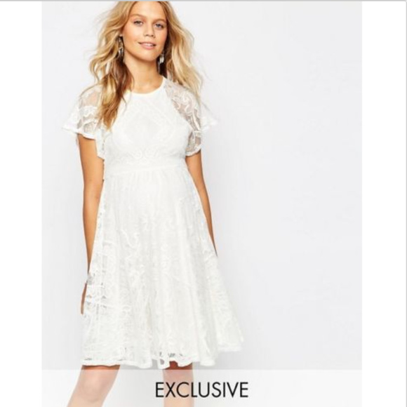 dress with sweater over it